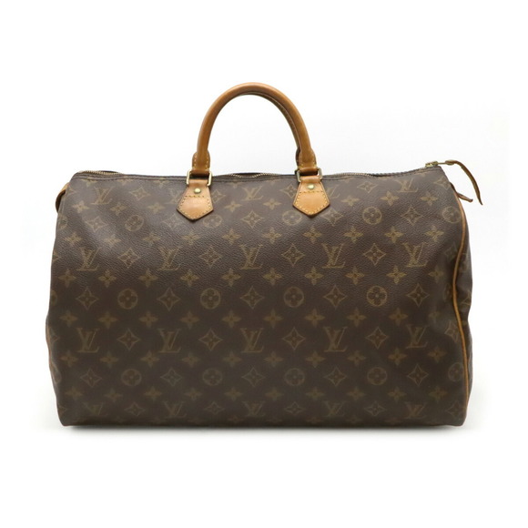 LOUIS VUITTON Brown Monogram Speedy 40 Bag - Picture 2 of 9